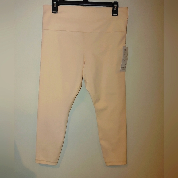 Athleta Cream Leggings, Size Large - Picture 1 of 6
